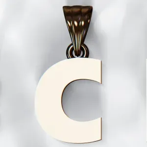 C pendants and earring
