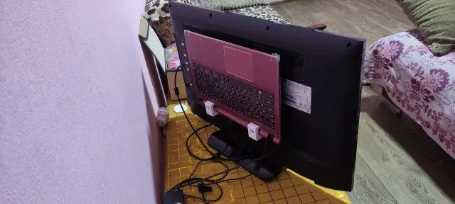 Laptop Mount for the Back of a TV.