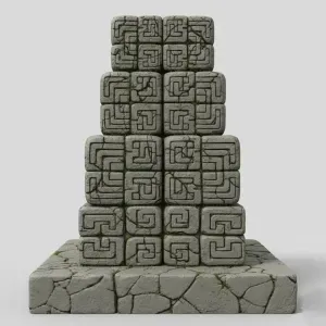 Ancient Throne King – Temple Guardian Relic Diorama