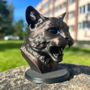Cat statue