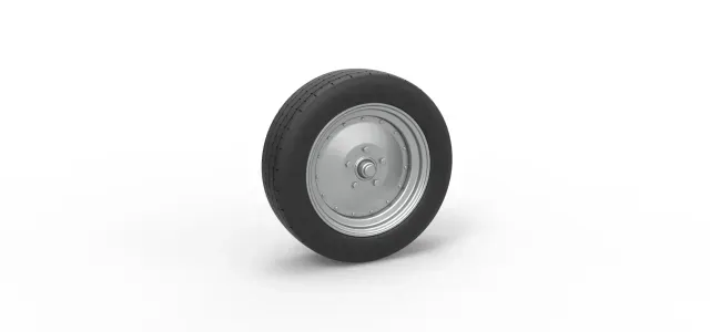 Front wheel of Vintage Funny Car Scale 1:25 — Фото 2 из 9