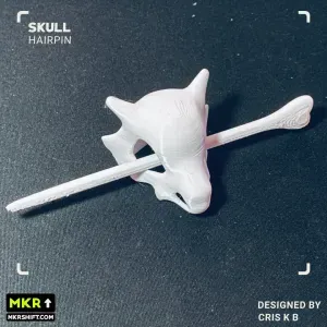 SKULL HAIRPIN