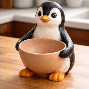penguin bowl ai generated