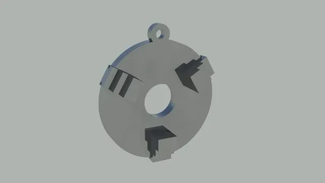 DIVIDING PLATE KEYCHAIN — Фото 2 из 4