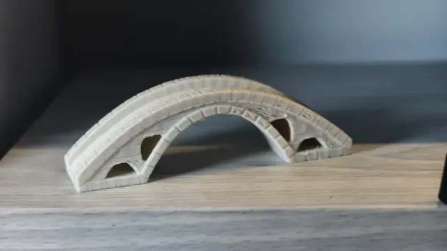 Exquisite Architectural Stone Arch Bridge Miniature Model — Фото 2 из 3