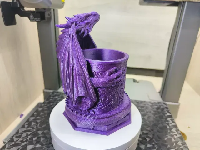 Dragon Pen Holder – Gothic Fantasy Desk Organizer — Фото 5 из 8