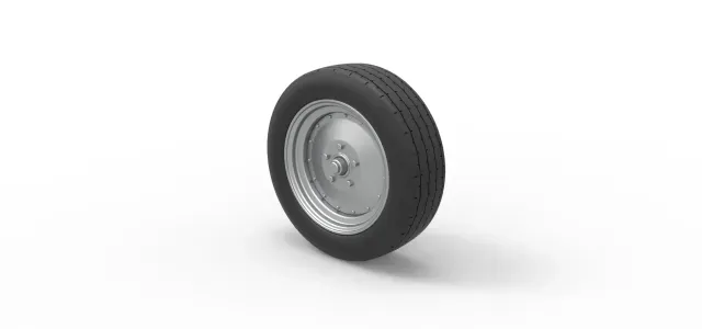Front wheel of Vintage Funny Car Scale 1:25 — Фото 8 из 9