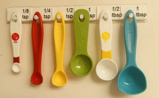 Measuring Cup & Spoon Organizer (Rack) - Standard Set Remix
