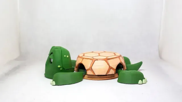 Turtle cup holder (No supports needed) — Фото 7 из 9