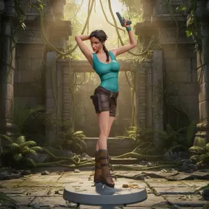 Lara Croft - Statue