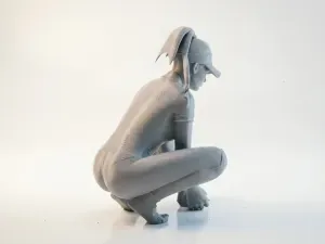 Golf Babe Female Figurine Sports 3D Printable