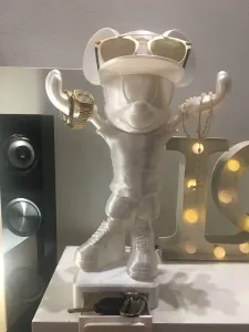 MICKEY FIGURINE-"HANDS UP"