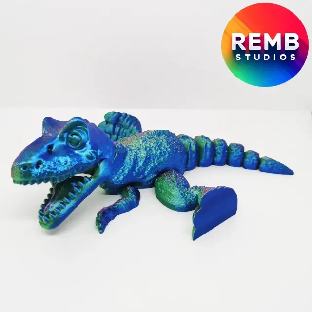 Flexi T-Rex Dinosaur | Articulated Trex NO support — Image 4 of 9