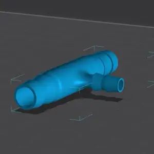 T-piece for drip irrigation 8 4 8mm
