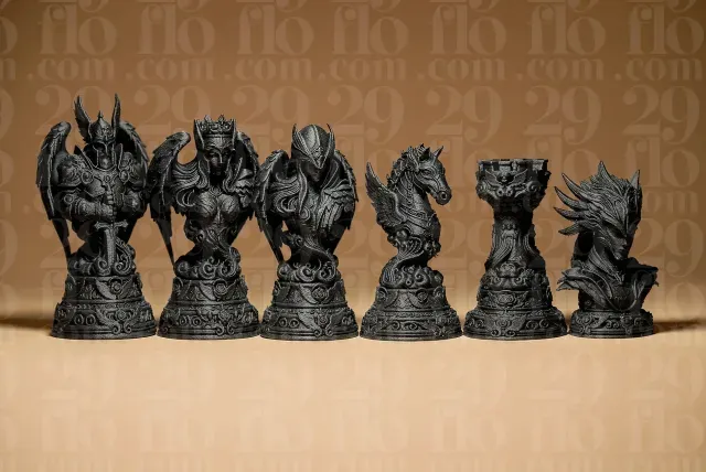 Angels vs Daemons Chess Set — Image 3 of 4