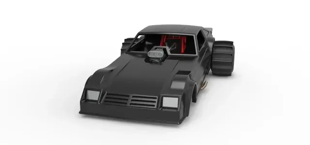 Vintage Funny Car for Sand drag racing Scale 1:25 — Фото 5 из 9