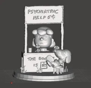 lucy van pelt the doctor is in