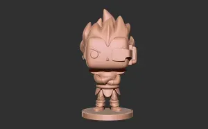 Dragon Ball z - Vegeta 3D print model