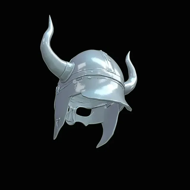 Horned Helm Wearable Helmet STL – Viking 3D Printable Model — Фото 6 из 8