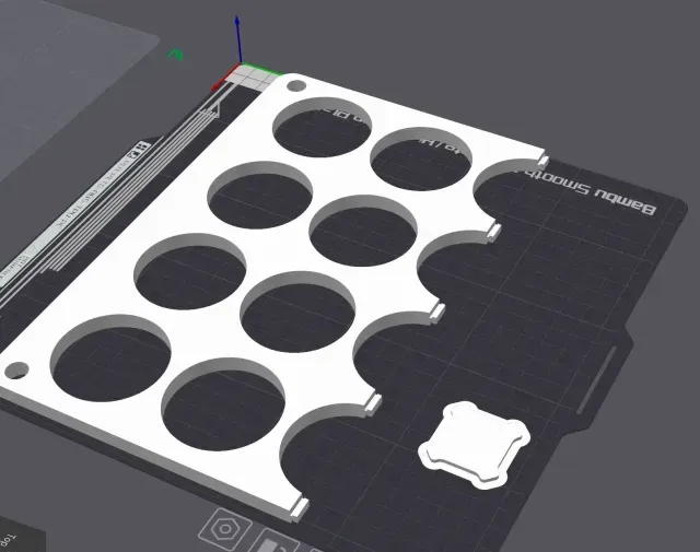 Vinyl Roll Holder STL for Cricut Maker 3 | 20-Hole Organizer — Фото 6 из 9