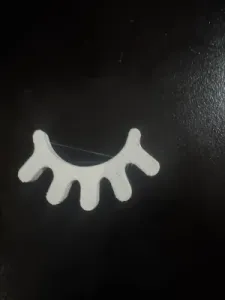 Eyelash Keychain