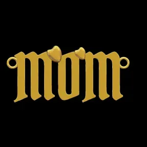Hearts on Mom Pendant