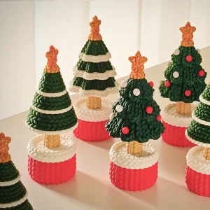 Knitted Christmas Tree Collection 针织圣诞树合集摆件｜螺纹组装｜免支撑易打印