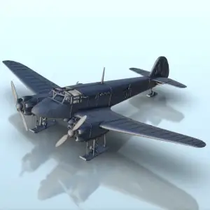 Yakovlev Yak-6 (on skis version) - WW2 Terrain plane