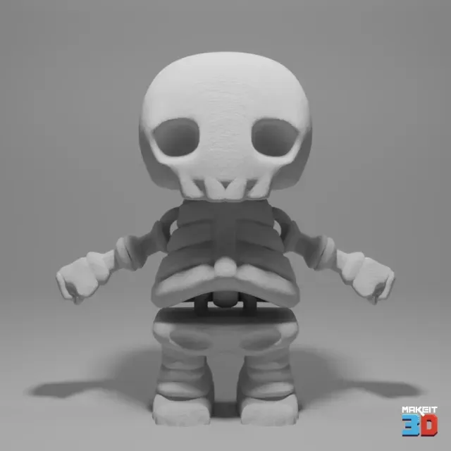 3D Printable Skull Boy — Фото 6 из 7