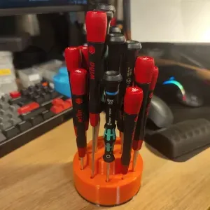 The Quite Excellent Rotating Screwdriver Stand