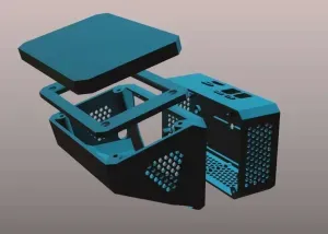 Box pour MKS DLC32 v2 TS35 pour mon Laser TTS 5.5