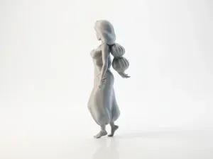 Princess Jasmine Figurine Animation 3D Printable