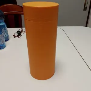 Cylindrical Container with Snap-Fit Lid