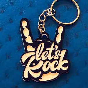 Keychain Rock Horns