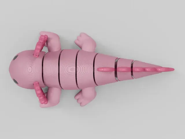 Articulated Axolotl (Print-in-Place ) — Фото 4 из 9