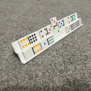 Domino Rack 2 and 3 level (for sideways viewing dominoes)