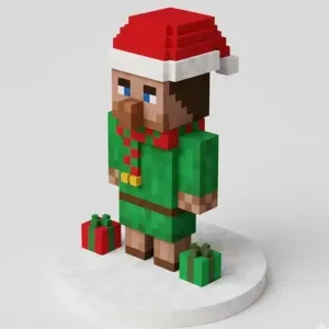 aldeano navideño