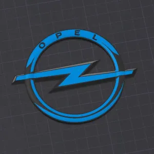 Opel Logo car badgeage