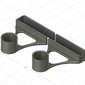 Napkin hanger under the cabinet