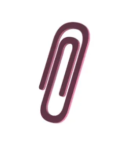 minimalist Paper Clip