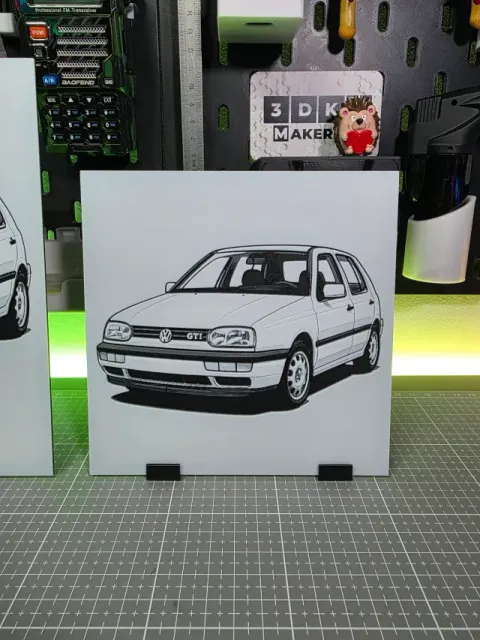 Golf MK3 GTI - Hueforge - 3 Colors — Image 2 of 7