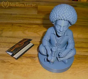 Retro Soul Hippie Herb Grinder-2-Part Magnetic - MellowVerse