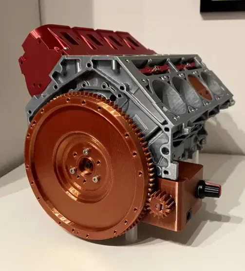 Chevy Camaro LS3 V8 Engine - printable valves, lifters + N20 — Image 3 of 9
