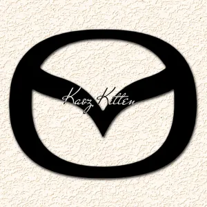 Mazda Auto Logo Car Symbol Wall Art Home Decor