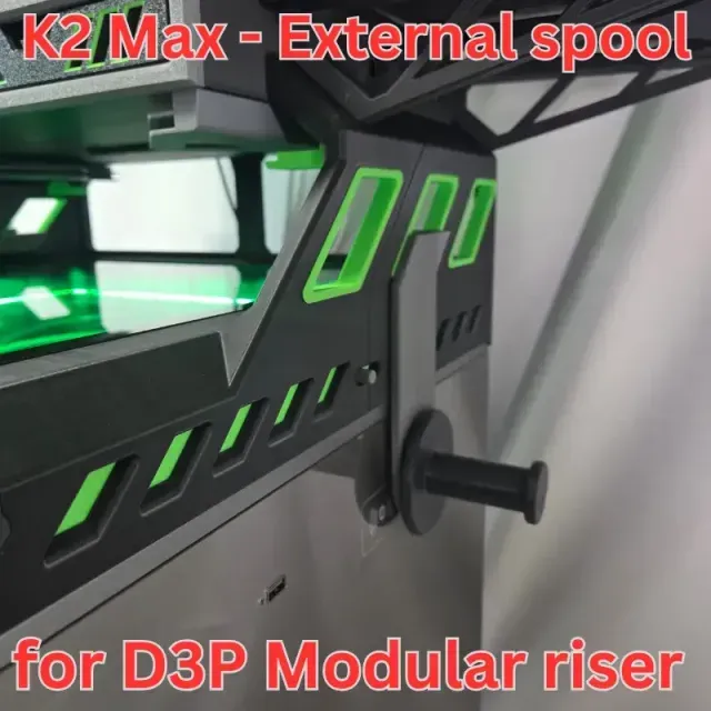 Interchangeable spool holder for K1 Max - K2 Plus D3P riser — Фото 4 из 8