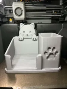 Cute Cat Desk Organizer