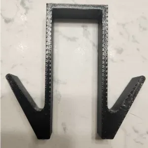 Shower door hooks