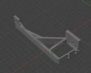 Shorter version of my Nebula camera mount for Ender 3v3 KE