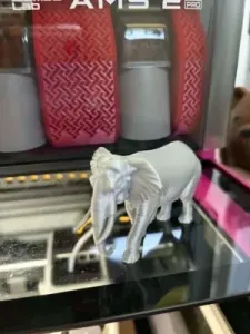 African Elephant-Detailed 3D Print Animal Figure