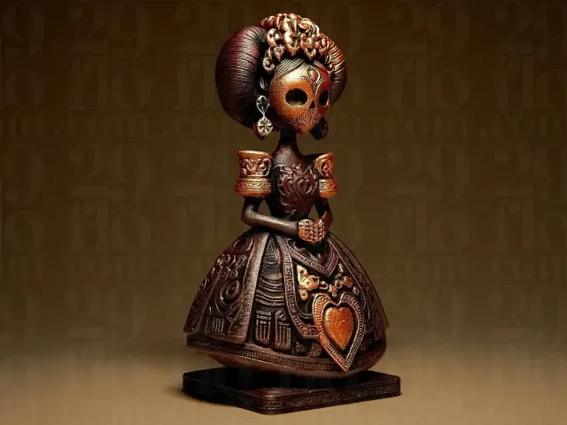 Dia Dos Muertos Figurine — Image 3 of 9